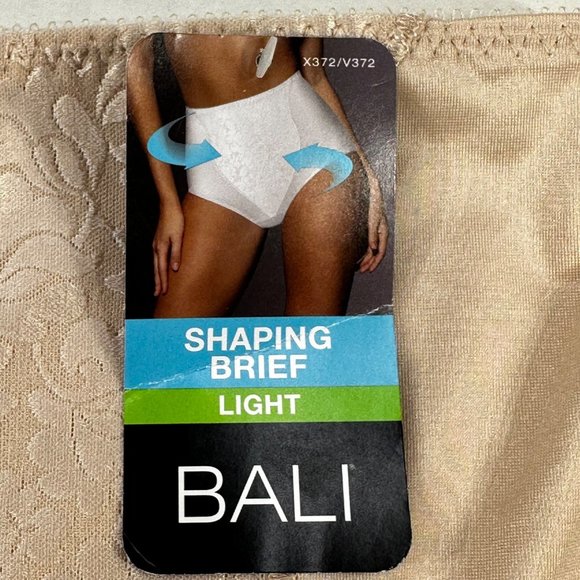 Bali Women's Size Large Panty Brief Shaper Light Beige New With Tags - Picture 5 of 11